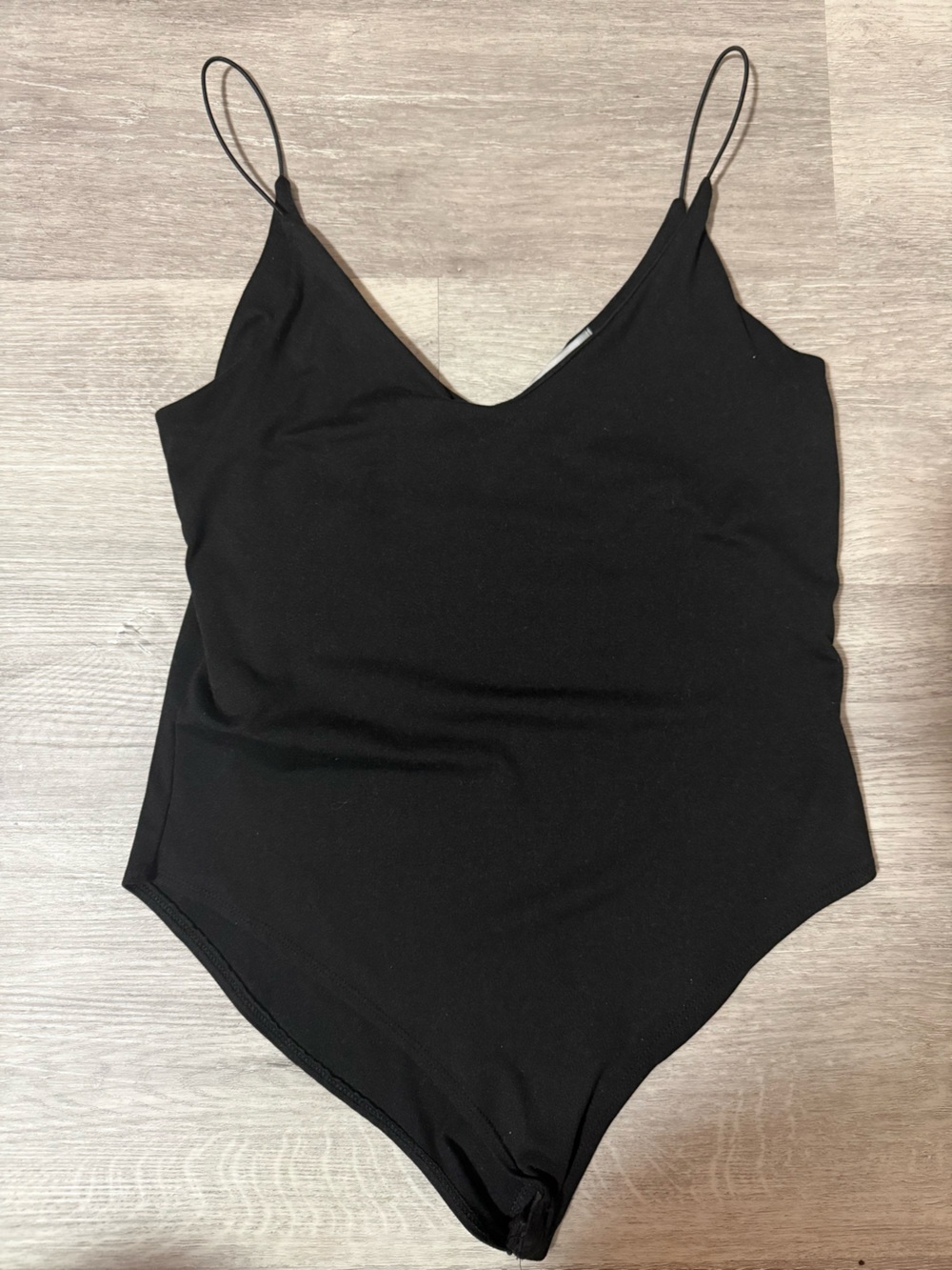 Women’s Black Cami Strap Bodysuit